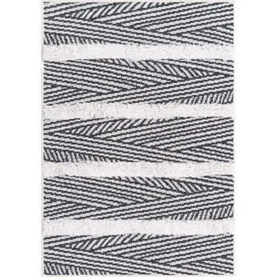 Casa Striped Cotton Black Area Rug Sabrina Soto™ Collection Rug Size: Rectangle 2'3 x 3' | Wayfair North America