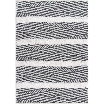 Casa Striped Cotton Black Area Rug Sabrina Soto™ Collection Rug Size: Rectangle 2'3 x 3' | Wayfair North America