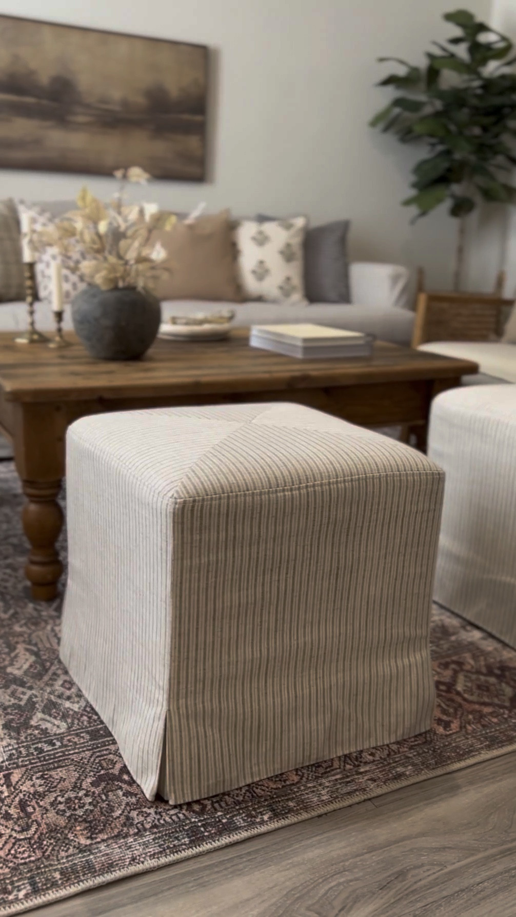 Shop my family room decor and furniture! Living room, family room, den, area rug, throw pillow, throw blanket, candle holder, coffee table decor, vase, slipcovered sofa, couch, modern farmhouse, organic modern, Target, Threshold, Studio McGee, transitional#LTKStyleTip#LTKFindsUnder100

#LTKSpringSale 

#LTKSeasonal #LTKHome