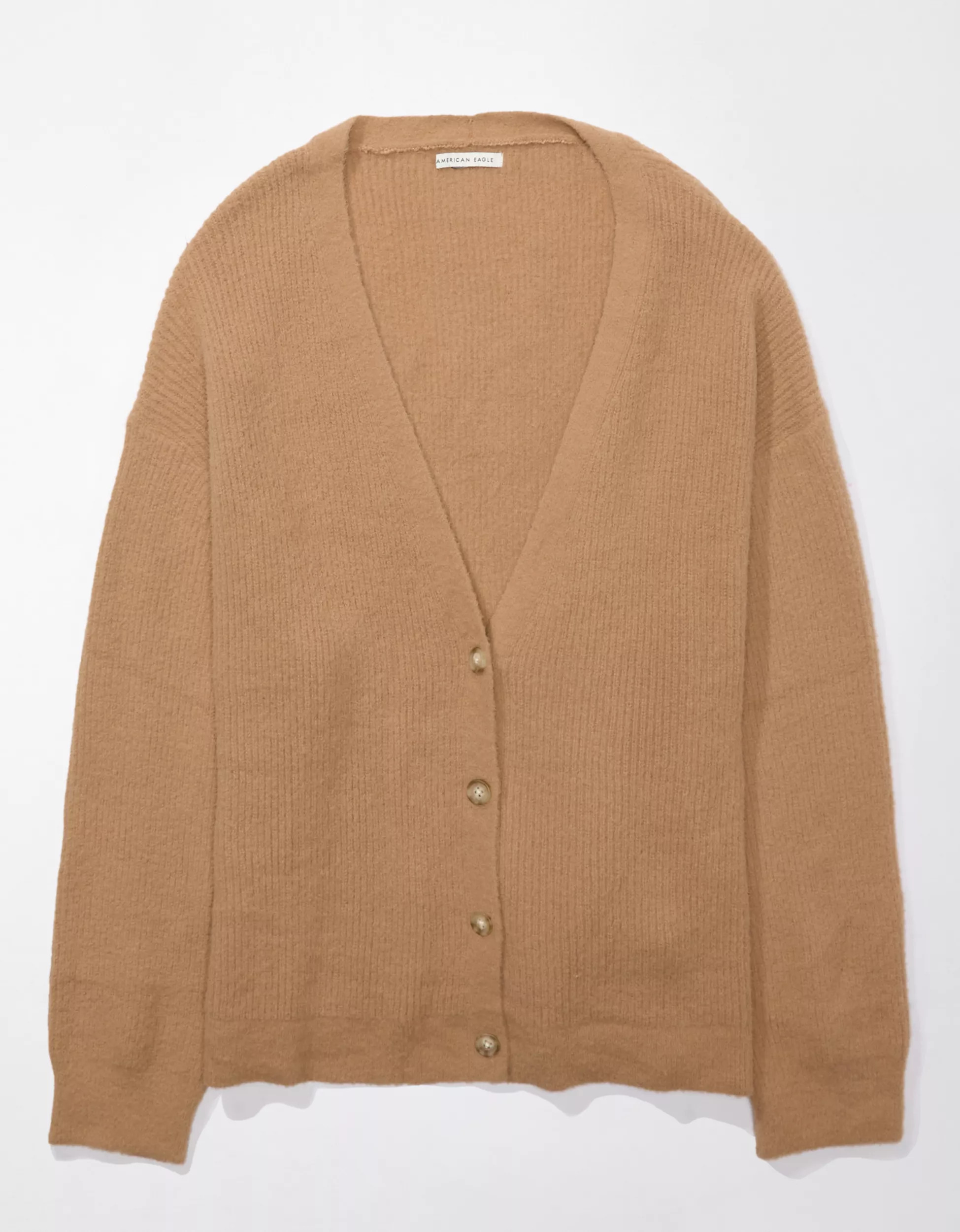 AE Oversized Button-Front Cardigan | American Eagle Outfitters (US & CA)