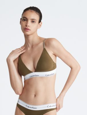 Modern Cotton Lightly Lined Triangle Bralette | Calvin Klein | Calvin Klein (US)