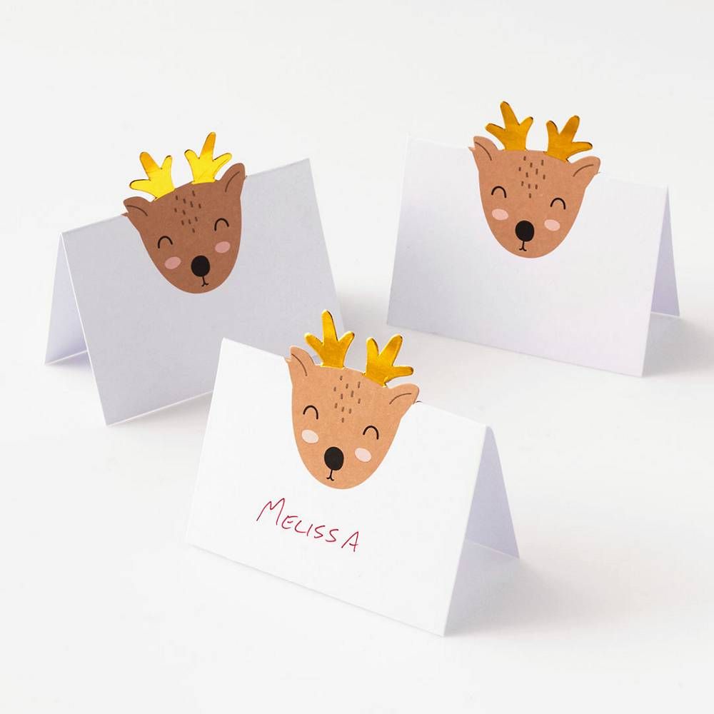 Reindeer Place Cards | Paper Source | Paper Source