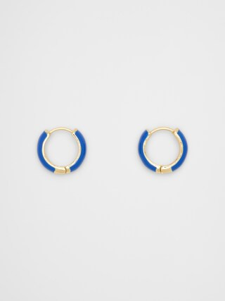 Enamel Huggie Earrings | Banana Republic Factory