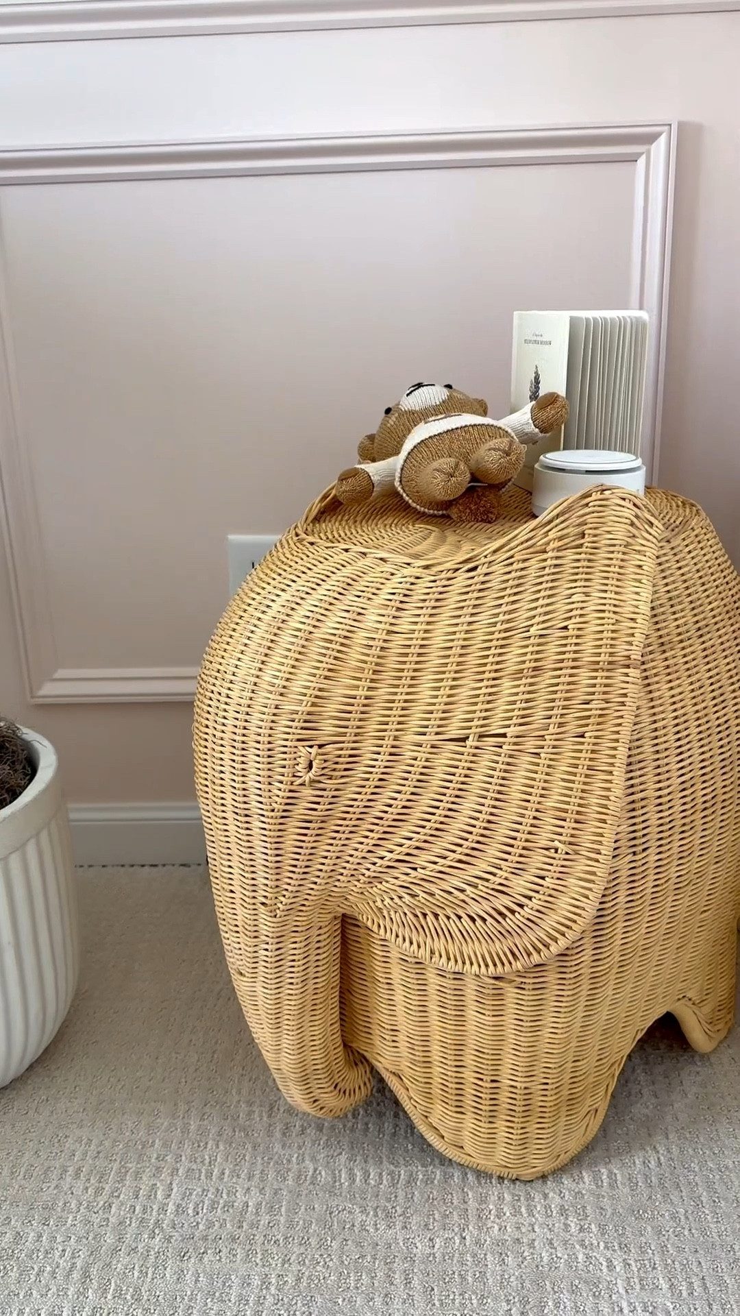The cutest nursery side table 

#LTKKids #LTKBump