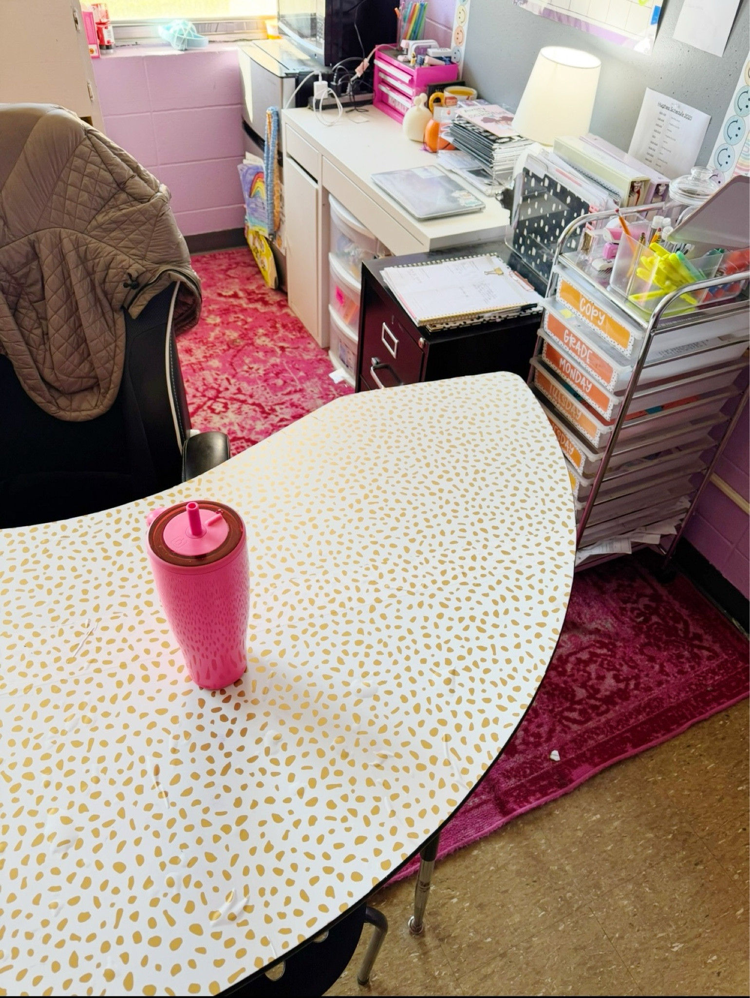 Here’s the contact (removable wallpaper) that I used for my teacher table this year!! Easy to remove and didn’t leave any residue! :) 

#LTKvlog #LTKHome #LTKdayinmylife