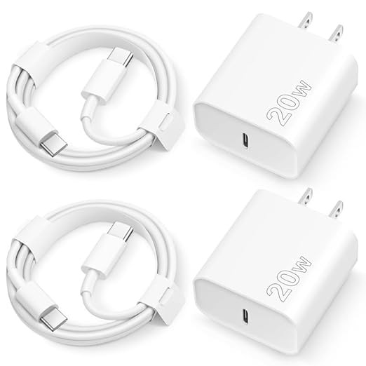 iPhone 16 Charger Fast Charging 20W PD USB C Wall Charger with 6FT USB C to C Charging Cable Comp... | Amazon (US)