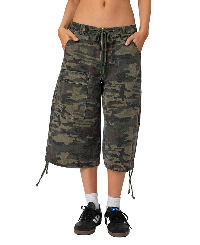 Edikted Camo Cargo Bermuda Shorts | Bloomingdale's (US)