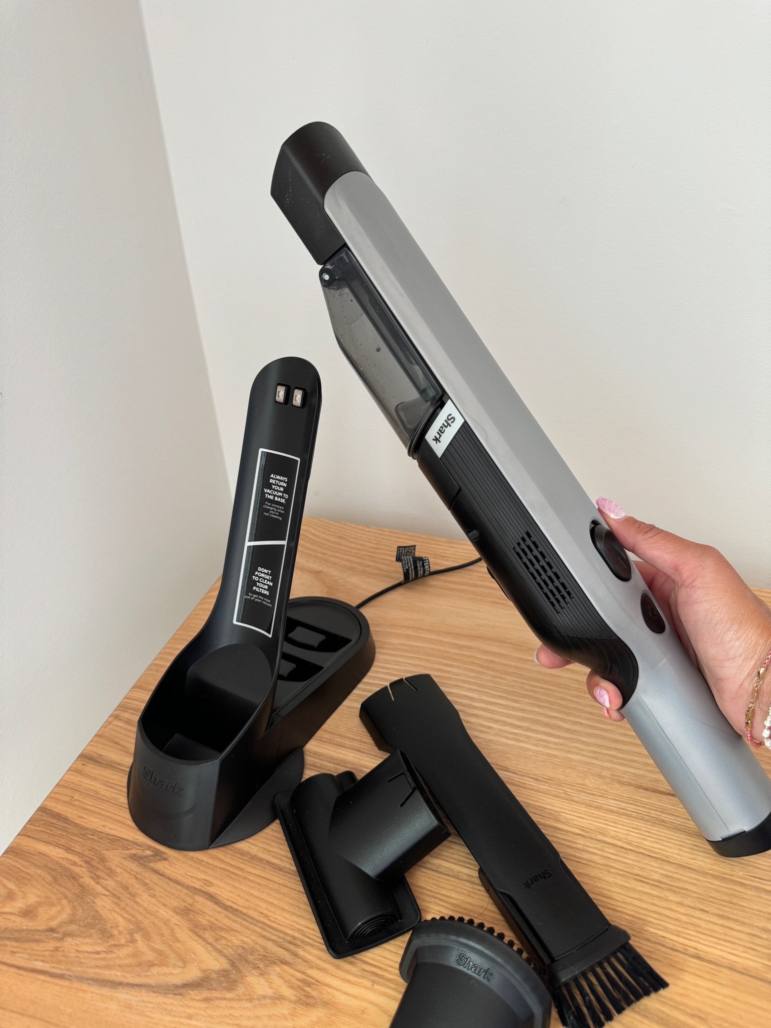 The shark wandvac is seriously such a lifesaver I use this thing so much! I got mine at QVC and they have a welcome code Welcome30 for $30 off $60
Or more 

#LTKHome #LTKSaleAlert