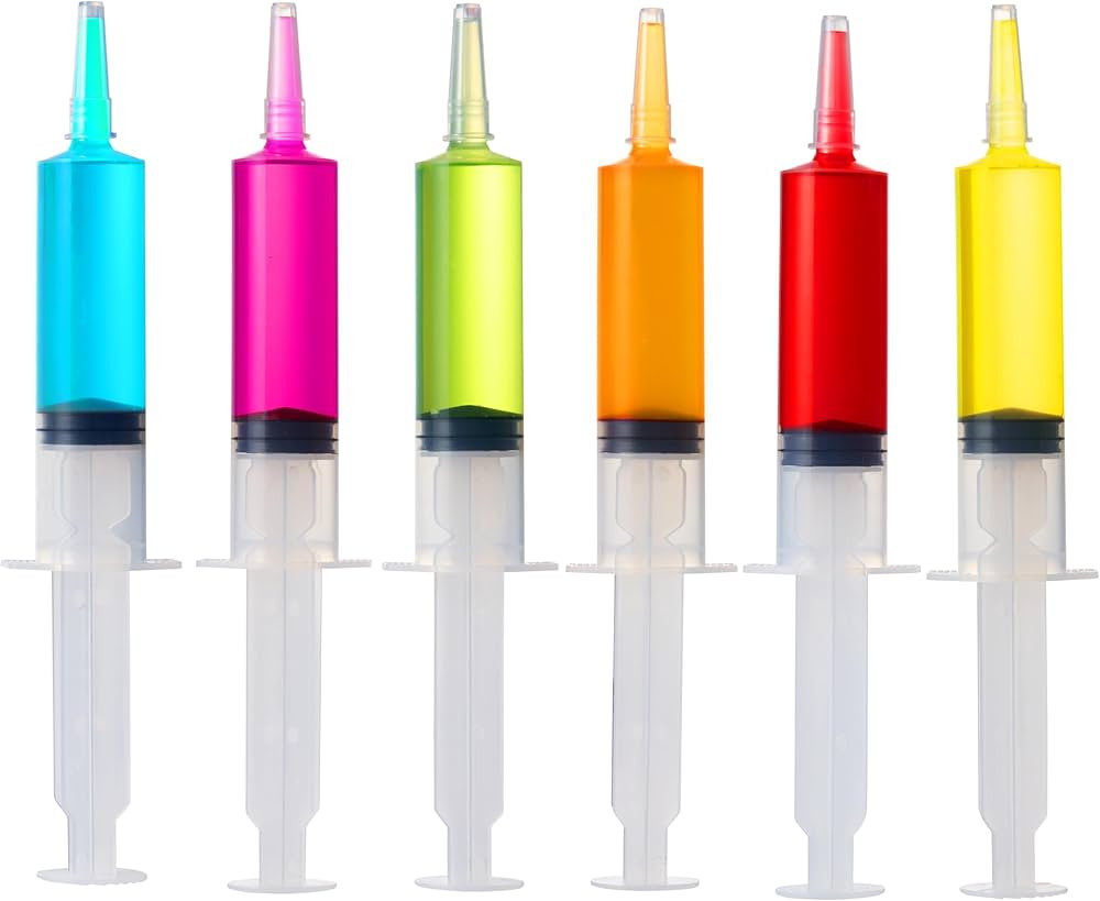The TWIDDLERS 50 Jumbo Jello Shot Syringes 2 oz (60ml) with Caps/Lids - BPA Free Reusable Large S... | Amazon (CA)