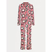 Christmas Red Santa Matching Womens Shirt Pyjamas | George at ASDA