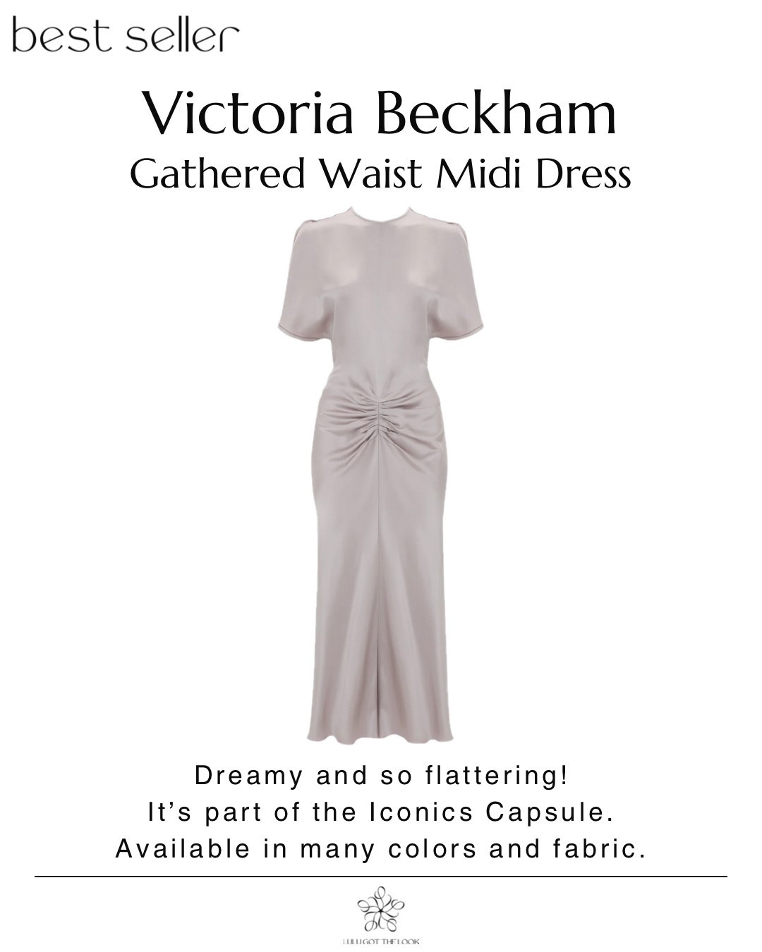 Best seller: Victoria Beckham Gathered Waist Midi dress - more colors available 

#LTKU #LTKParties #LTKStyleTip