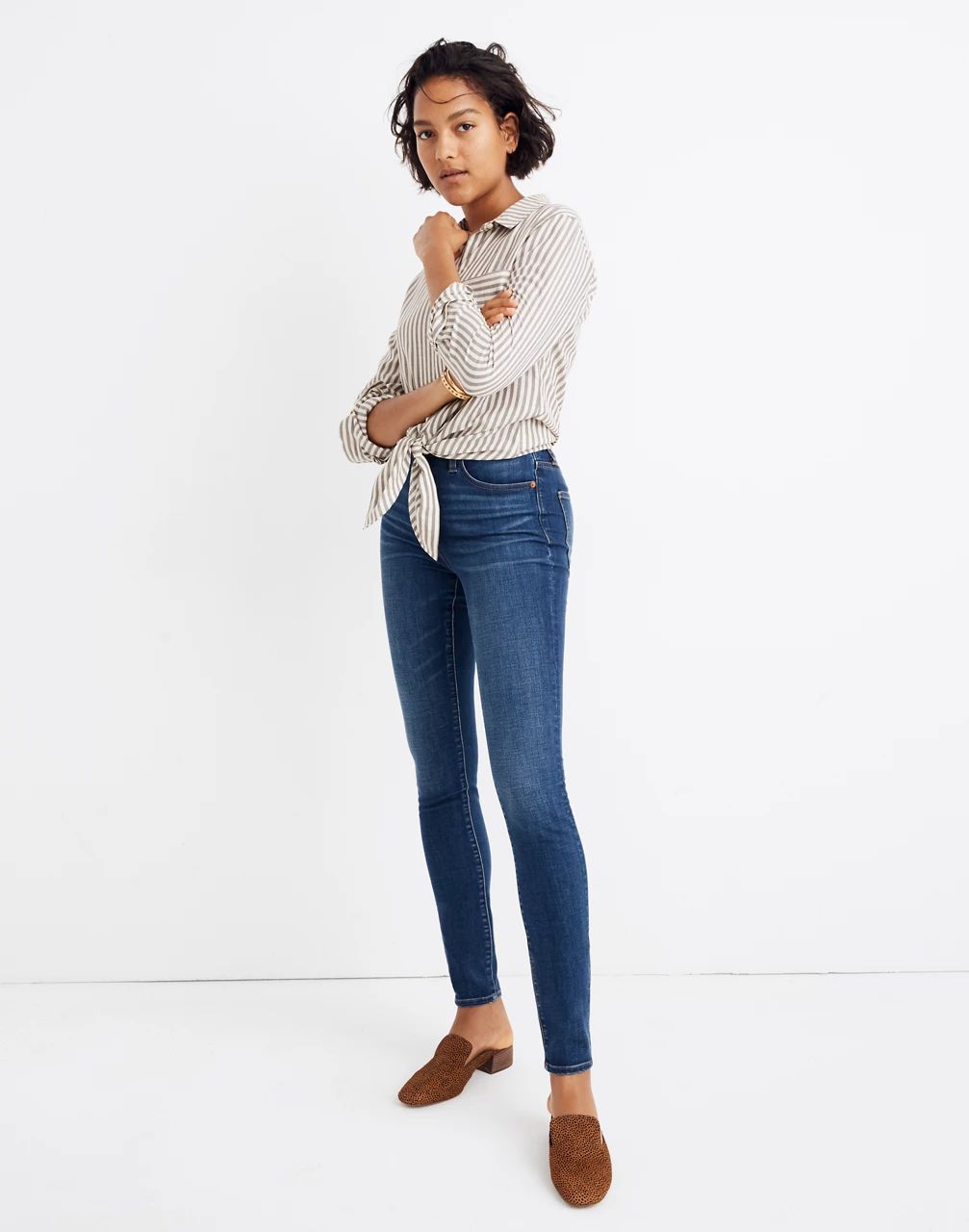 Curvy High-Rise Skinny Jeans in Hayes Wash | Madewell