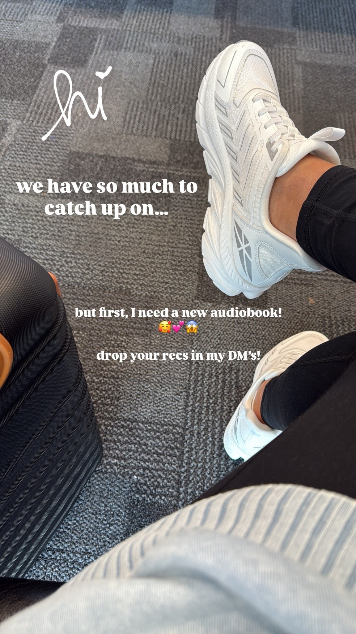 Drop any audio book recommendations below! Love these sneakers!

Plus size fashion, audiobooks, activewear, comfy casual, travel outfit, airport ootd

#LTKCon #LTKTravel #LTKPlusSize