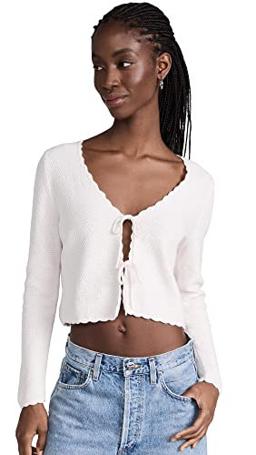 Splendid Women's Wendy Cardigan, White Sand | Amazon (US)