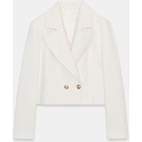 Zara - Double-Breasted Short Blazer - Ecru - S - Woman | Zara UK