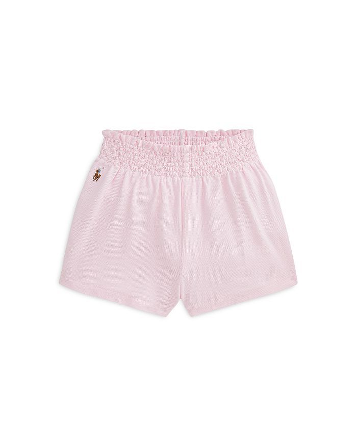 Ralph Lauren Polo Girls' Smocked Waist Oxford Mesh Shorts - Baby Kids - Bloomingdale's | Bloomingdale's (US)