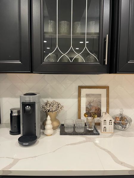 Coffee corner styled for the Holidays! Found everything at Target and Amazon! 

Coffee corner, Holiday decor, Christmas styling, kitchen, Nespresso, Target, Amazon home, Amazon find, Cyber week, gift guide, gift idea for her, 

#LTKCyberWeek #LTKHoliday #LTKGiftGuide