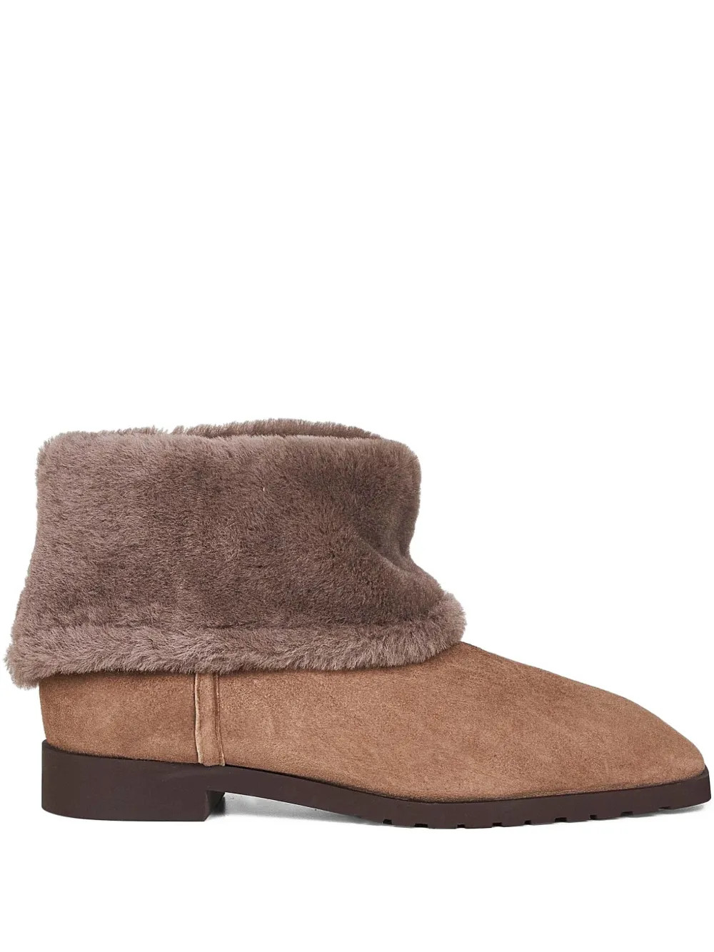 shearling-cuff boots | Farfetch Global