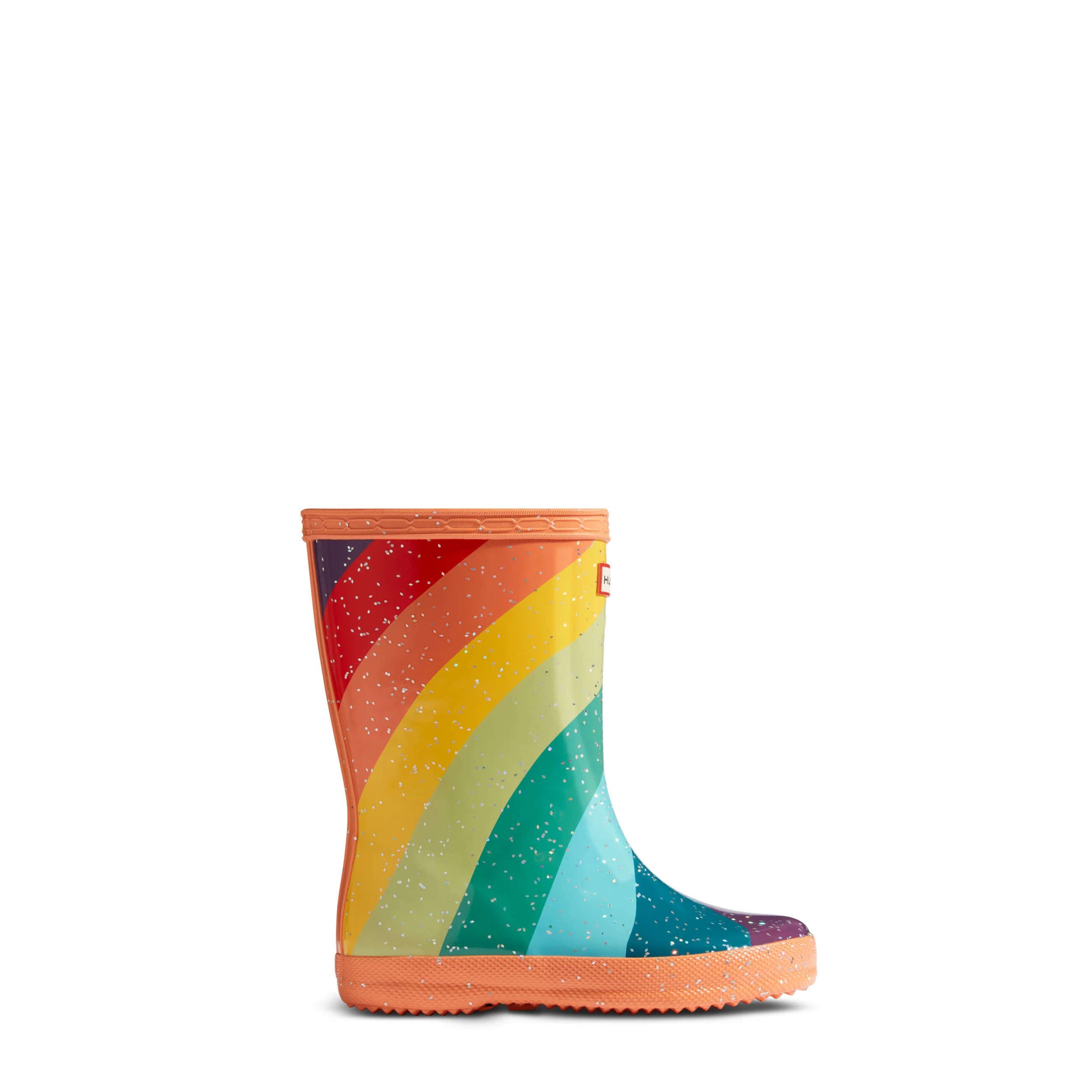 Kids First Glitter Stripe Rain Boots | Hunter Boots
