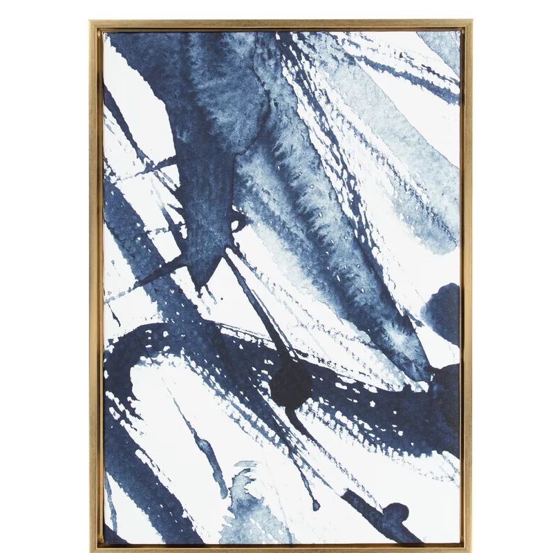 Framed Graphic Art Print on Wrapped Canvas | Wayfair North America
