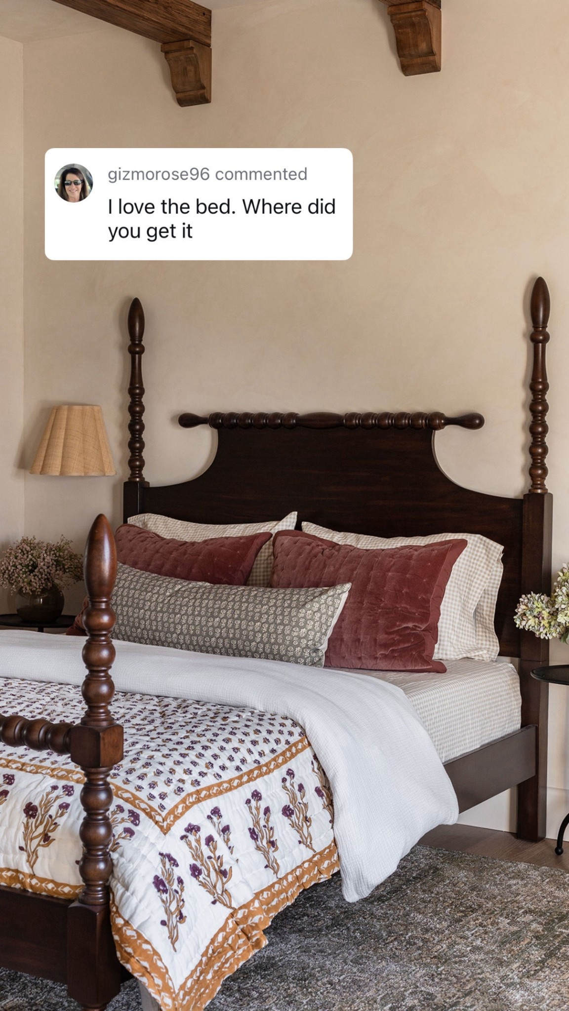 She back in stock! The prettiest solid wood spindle bed is on sale now at @Wayfair 🛏️ 

#wayfair #ad #wayfairpartner

#LTKHome