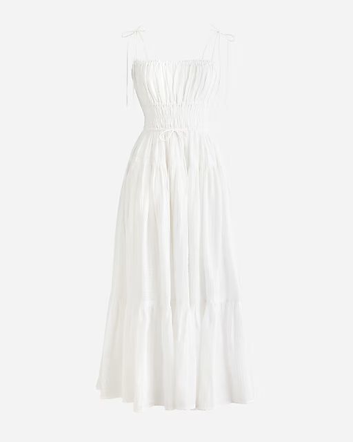 Clio dress in textured gauze | J. Crew US