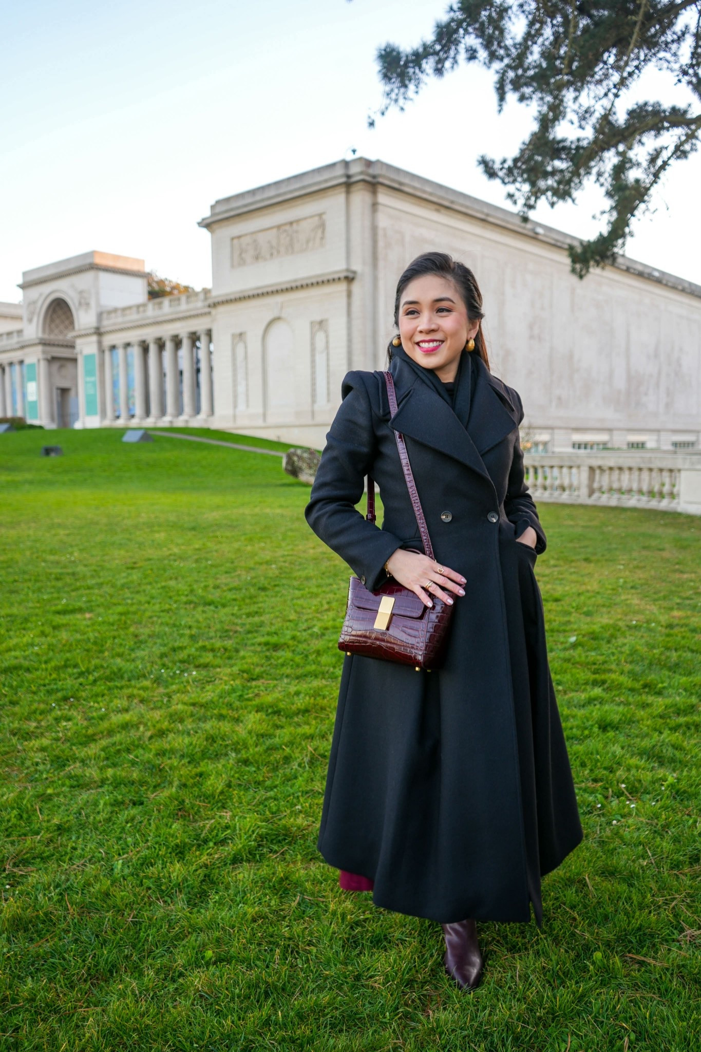 Karen Millen flared skirt coat - currently available in camel and oatmal colors

They usually restock every now and then

#LTKHoliday #LTKootd