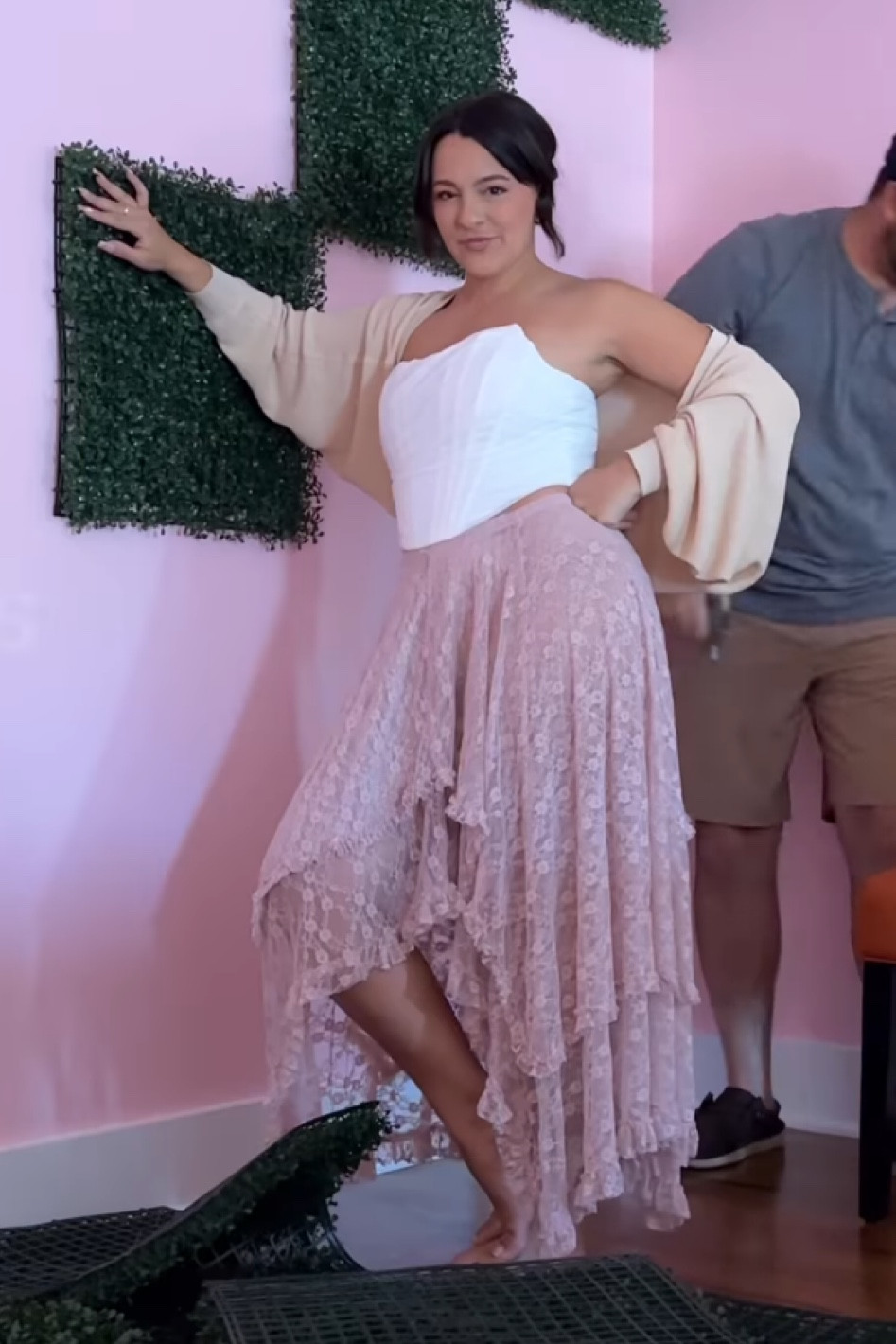 Obsessed with this free people skirt! Comes in a few different colors. Corset top and shrug are from Amazon! 

#LTKstyletip #LTKSeasonal #LTKFind