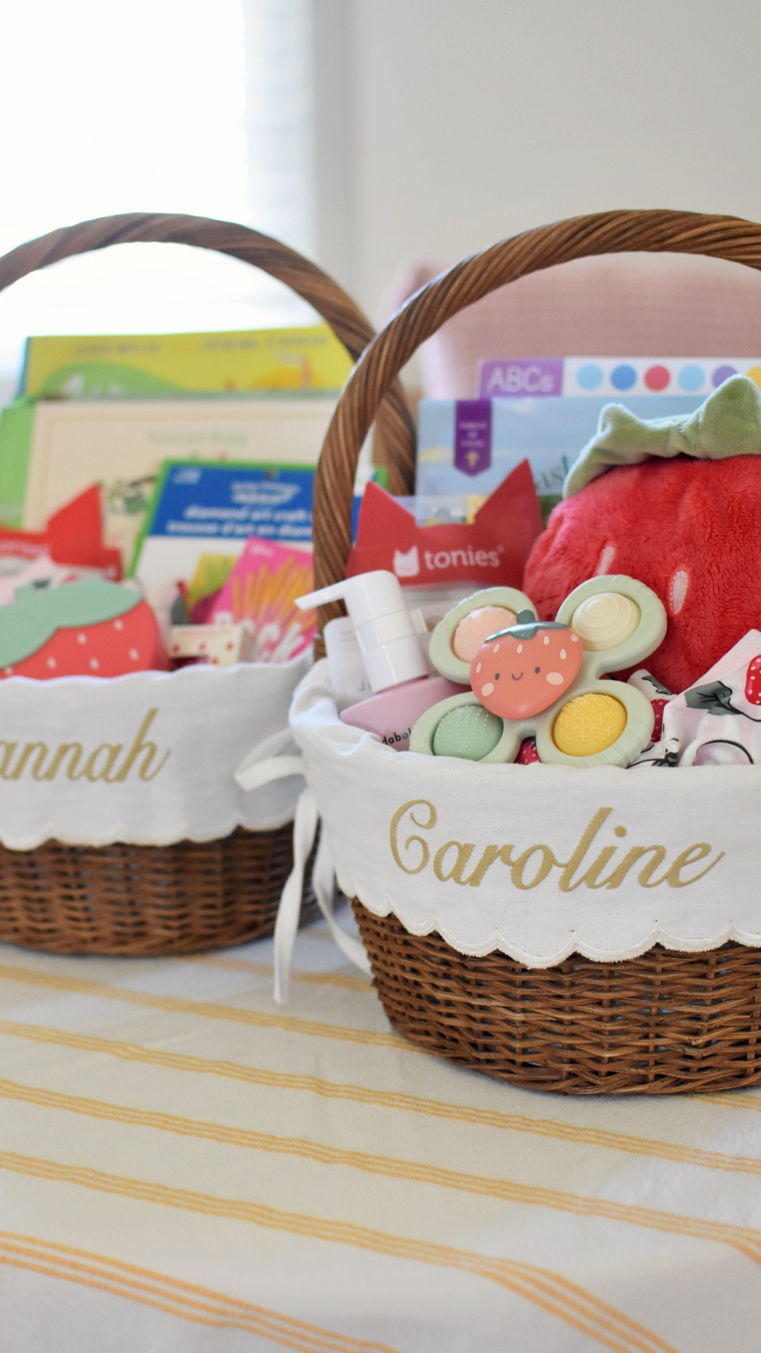 You have plenty of time to stuff those Easter baskets!!🧺 🍓 I went with a Strawberry theme this year, but included some sweet Jesus-focused books  & accessories for my daughters. 

#LTKKids #LTKBaby #LTKmomlife