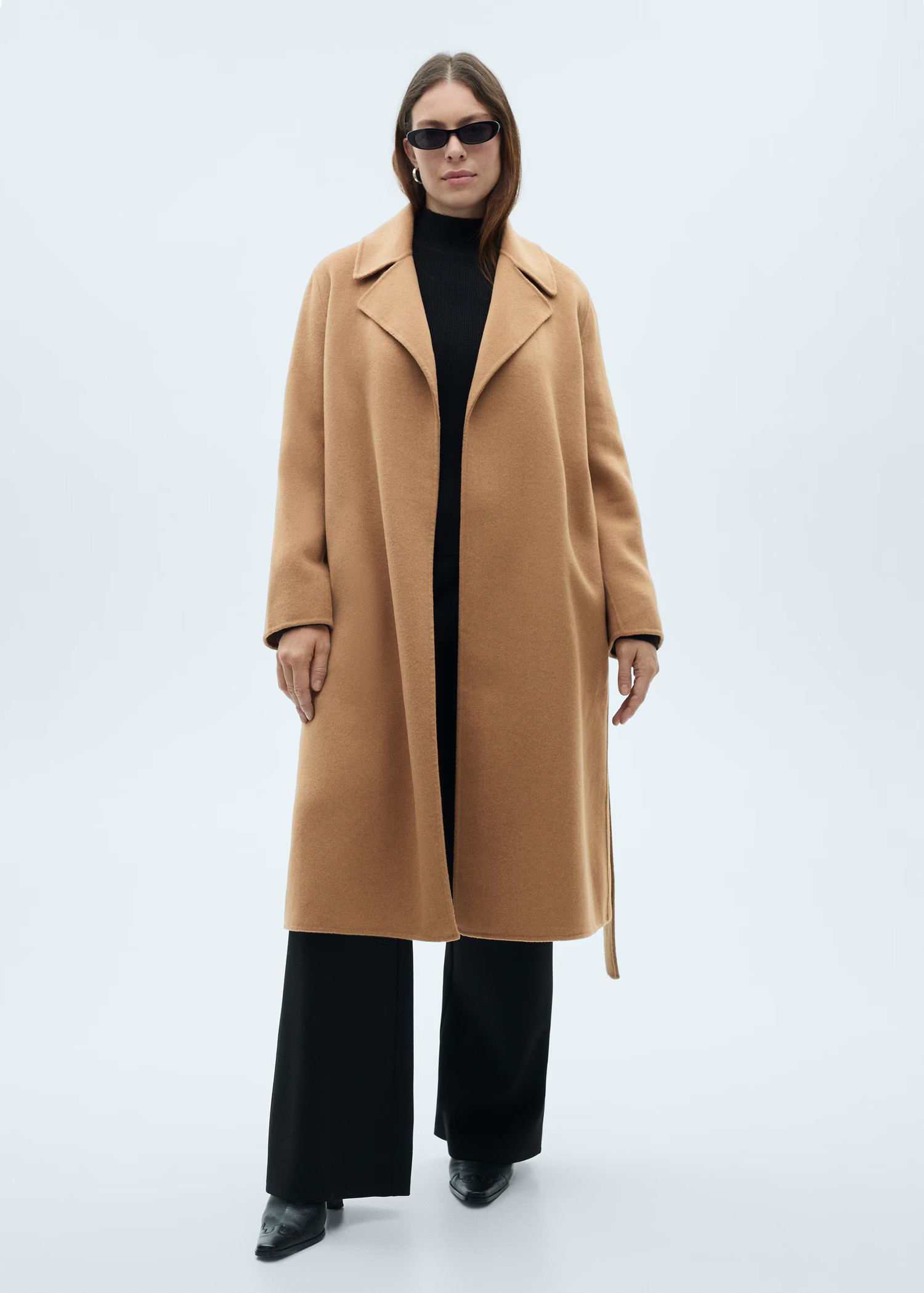 Belt handmade coat - Women | MANGO USA | Mango (US/MX/AU)