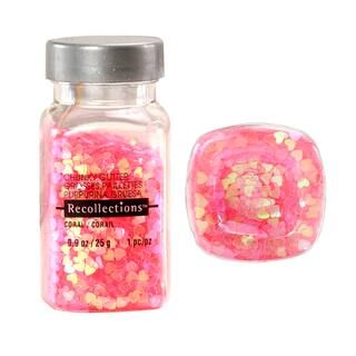 Signature Super Chunky Glitter, Coral Hearts by Recollections™ | Michaels Stores