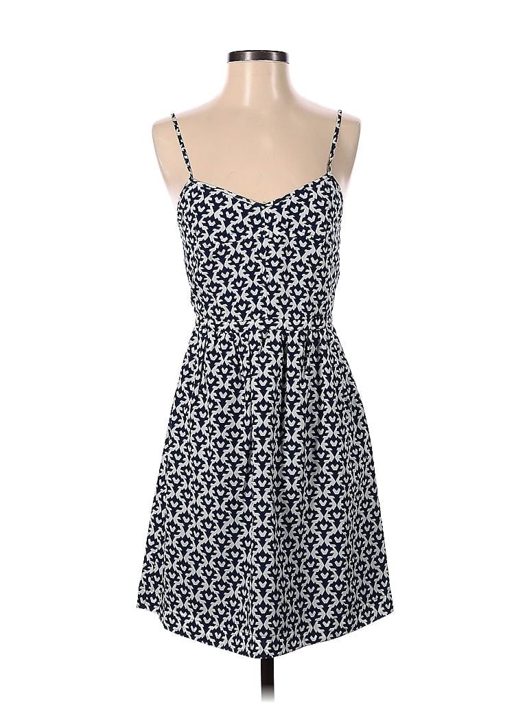 J.Crew Factory Store 100% Polyester Hearts Stars Polka Dots Blue Casual Dress Size 0 - 78% off | thredUP