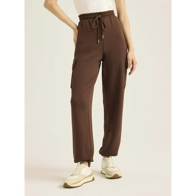 Scoop Women’s and Women's Plus Ultimate ScubaKnit Cargo Joggers, Sizes XS-4X | Walmart (US)
