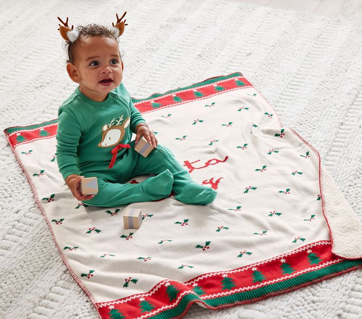 Reindeer Organic Nursery Pajama | Pottery Barn Kids