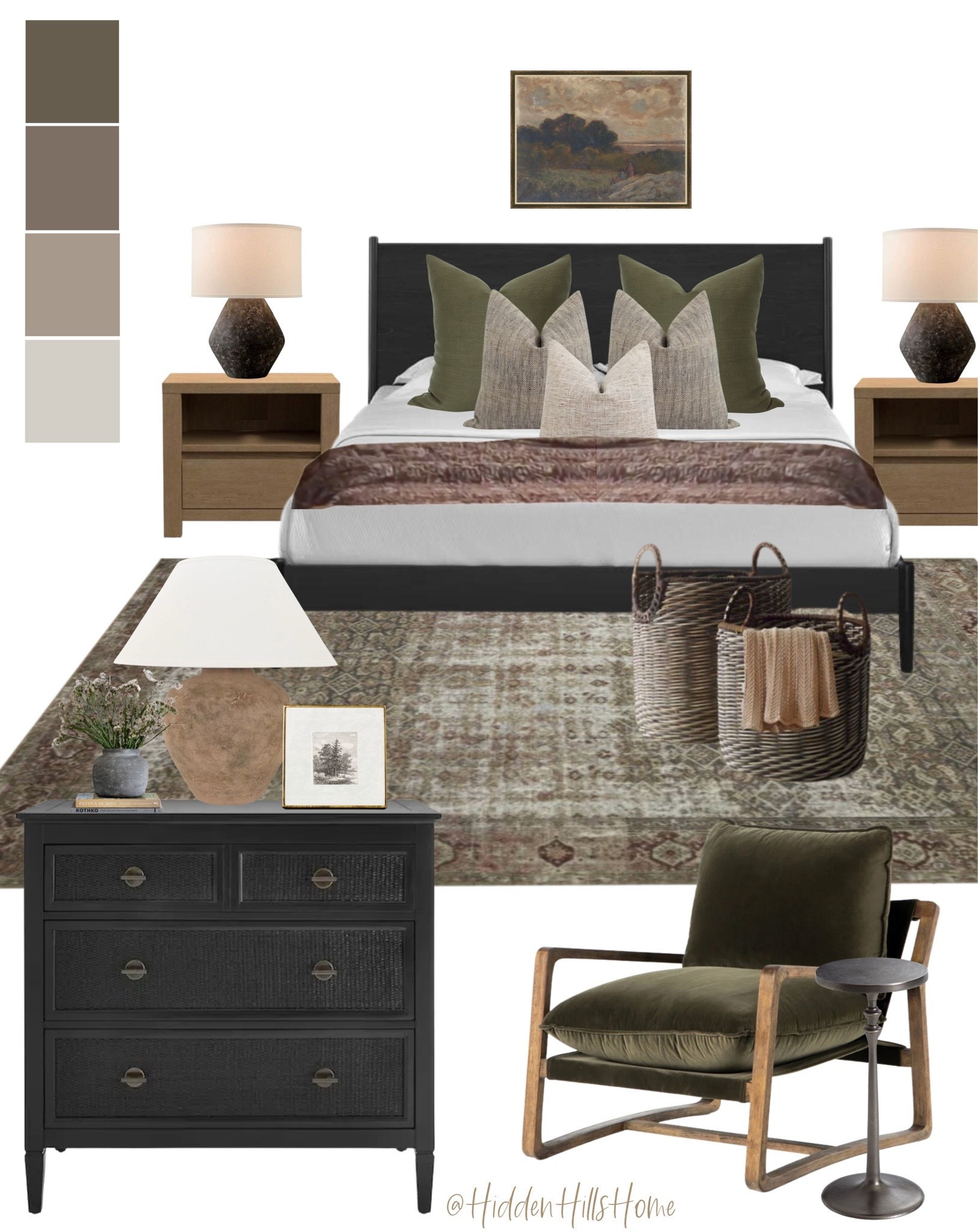 Modern vintage bedroom decor ideas, bedroom inspiration, home decor, master bedroom decor mood board, design ideas for bedroom #bedroom

#LTKSaleAlert #LTKHome #LTKSeasonal