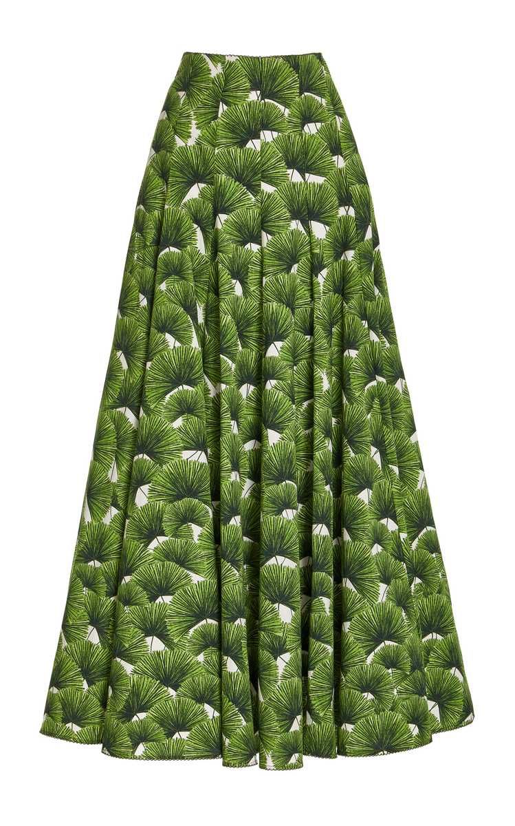 Mimosa Palma Mangle Dia Printed Cotton Skirt | Moda Operandi (Global)