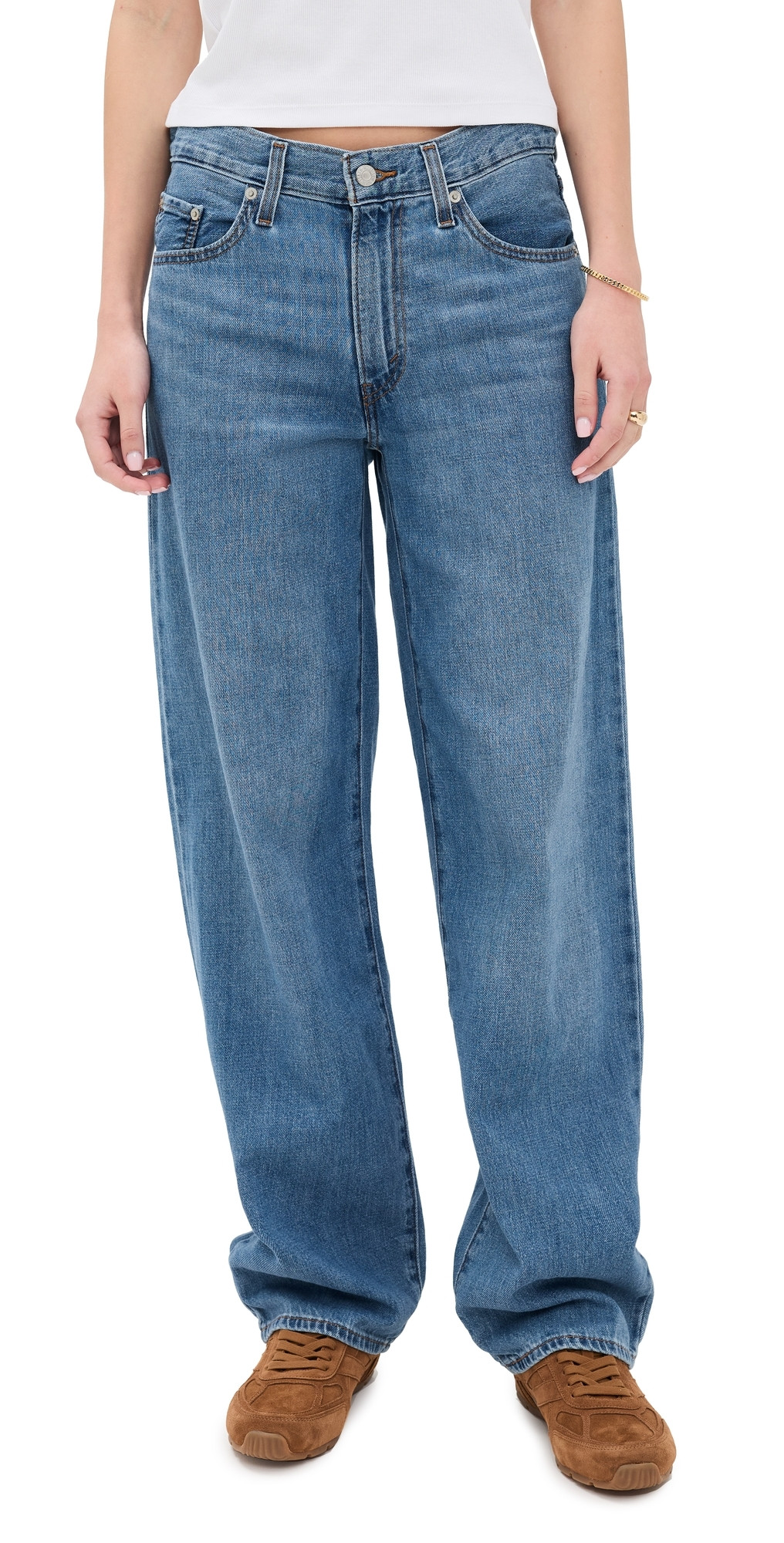 Levi's Baggy Dad Jeans Heavy Check 26 | Shopbop