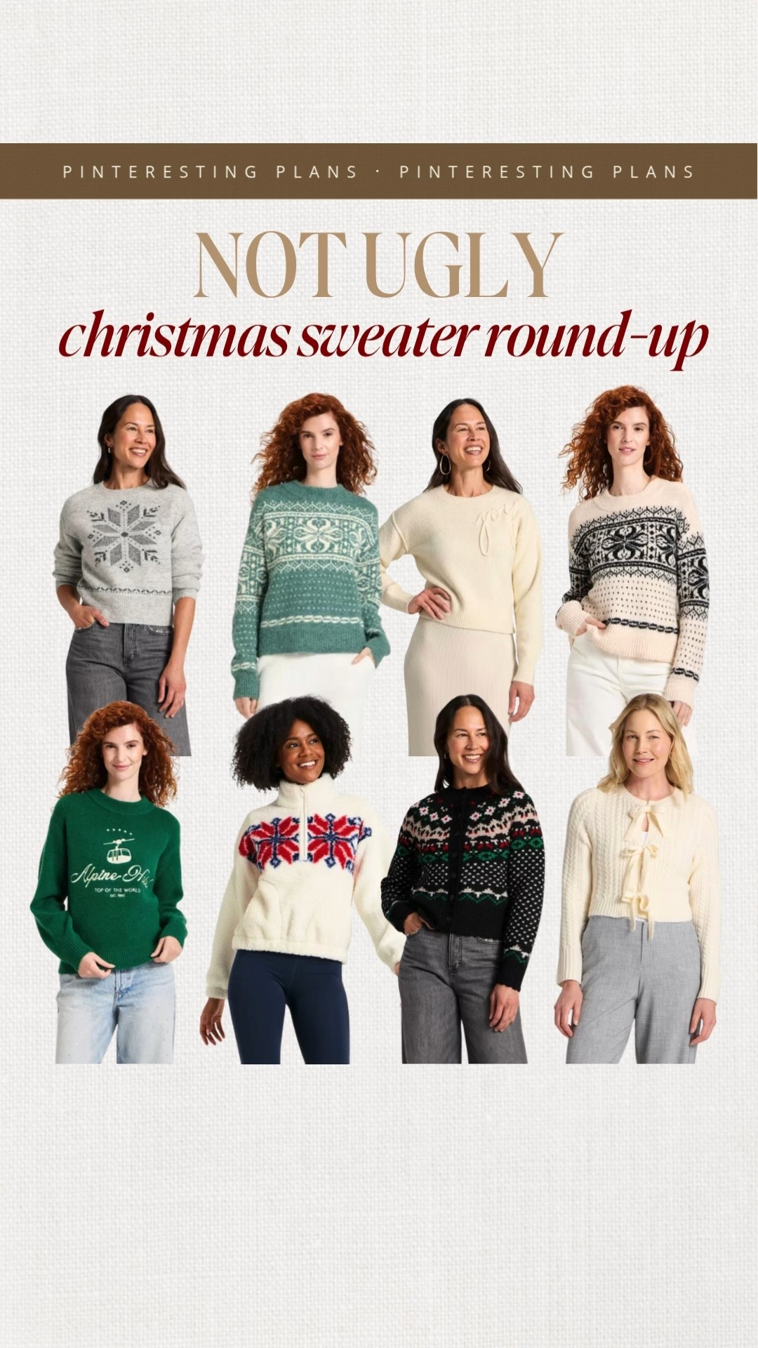 Not ugly Christmas sweater roundup 🙌🏻🙌🏻



#LTKStyleTip #LTKSeasonal #LTKHoliday