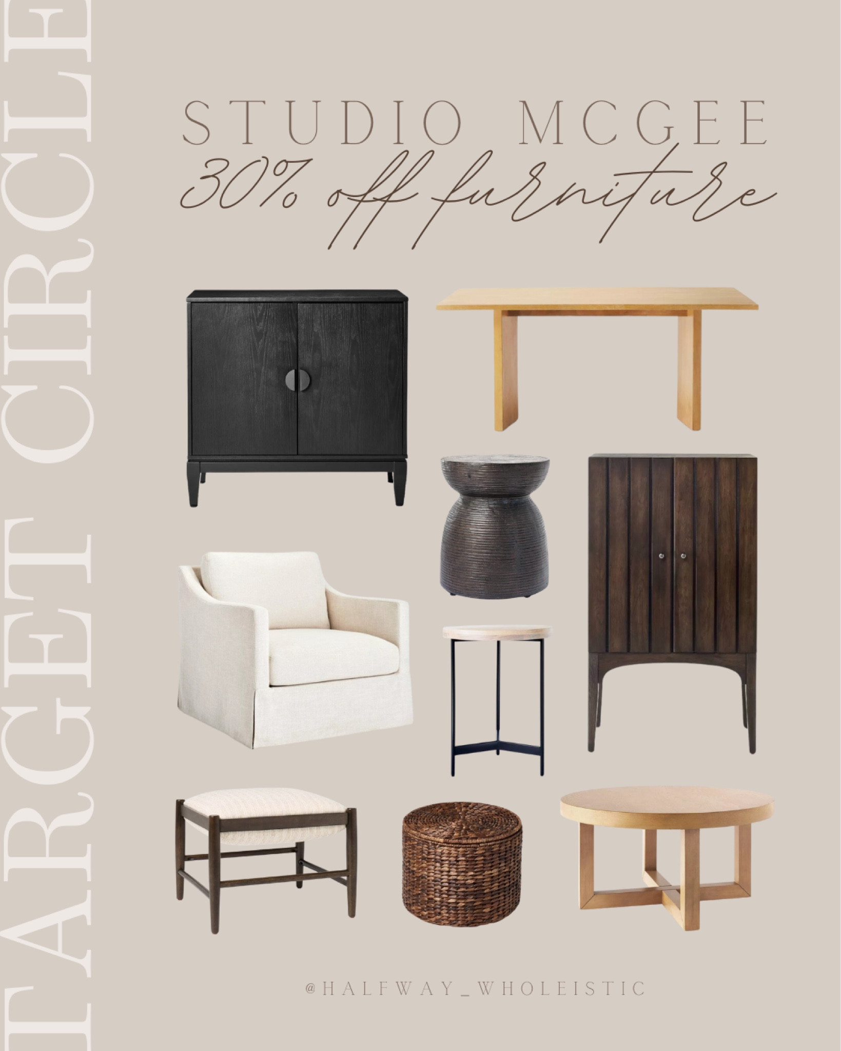 Run!! 🏃🏻‍♀️ 30% off furniture from Studio McGee during Target Circle week, including finds from their new fall collection and one of my favorite upholstered swivel chairs (linked here!) 

#summer #livingroom #coffeetable #ottoman #sidetable

#LTKSeasonal #LTKhome #LTKsalealert