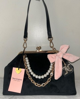 NEW! NWT JUICY COUTURE Fashion Items Haus Frame Clutch Shoulder Bag Black | eBay | eBay US