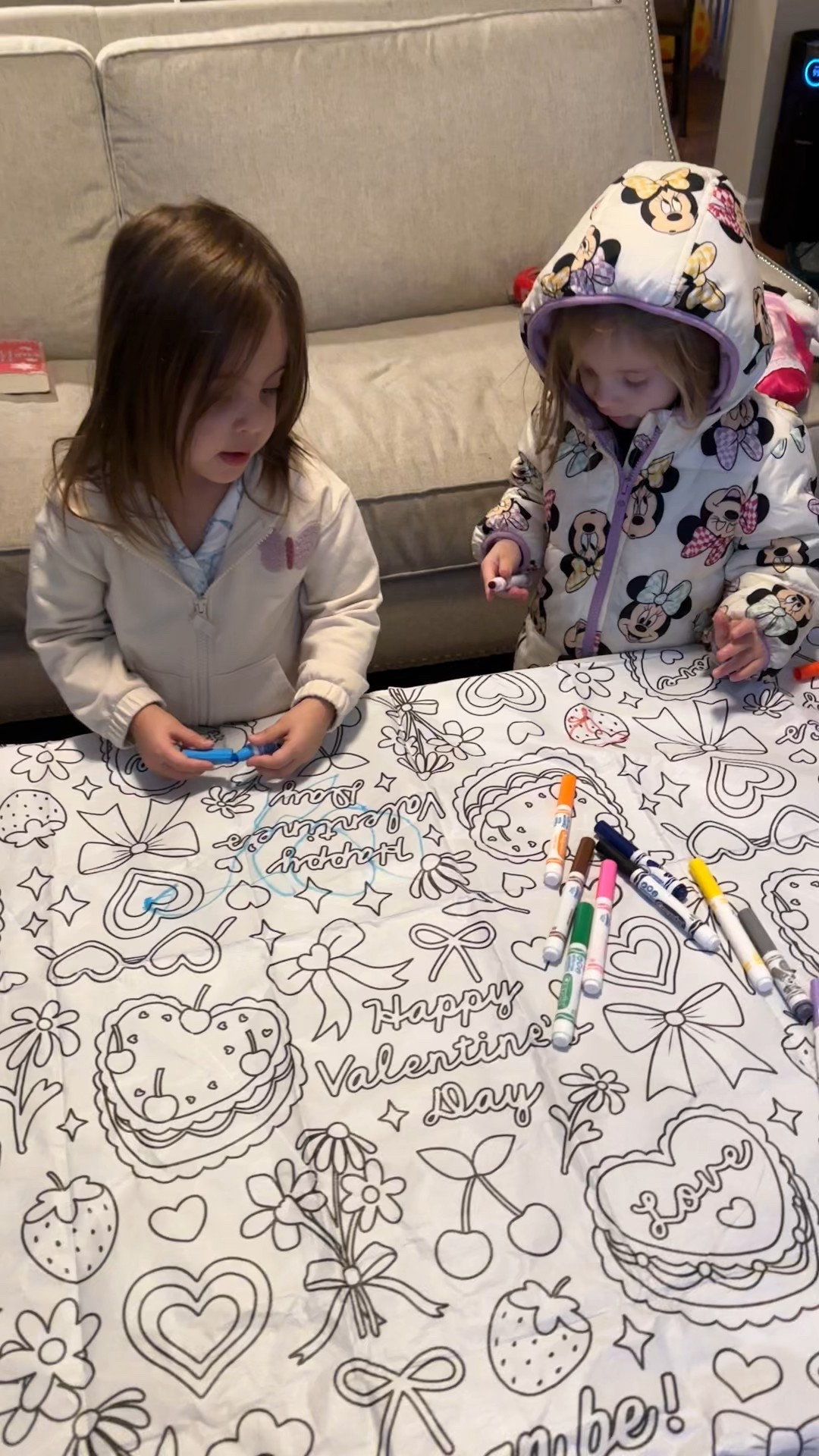This Valentine’s Day coloring table cover has been so good for keeping the kids busy without ruining the table.





#LTKValentine #LTKdayinmylife