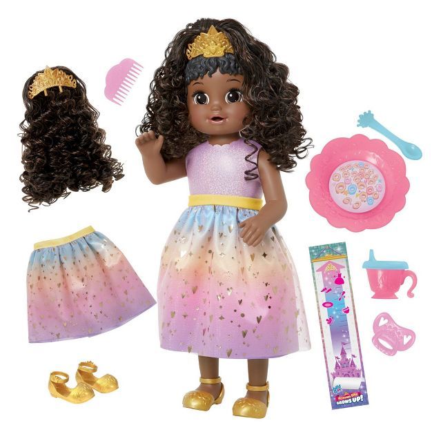 Baby Alive Princess Ellie Grows Up! Growing and Talking Baby Doll - Black Hair | Target
