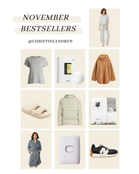 November bestsellers ✨

Gifts for her; Fuzzy pullover; new balance sneakers; humidifier; fuzzy slippers; moisturizing face mask; cozy robe; Christine Andrew 

#LTKstyletip #LTKunder100 #LTKGiftGuide