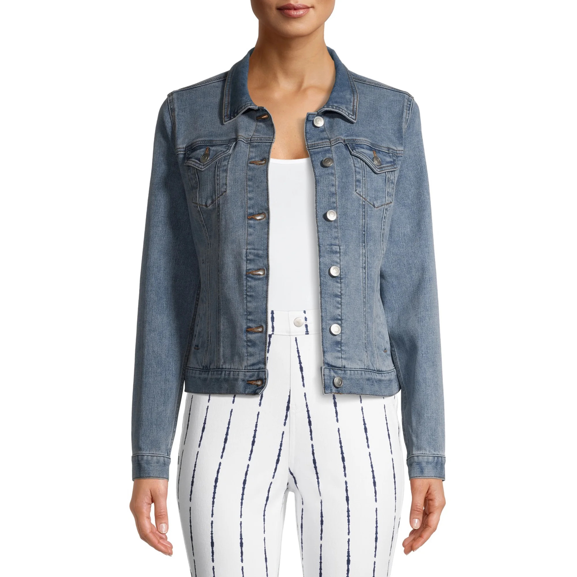 Time and Tru Women's Denim Jacket | Walmart (US)