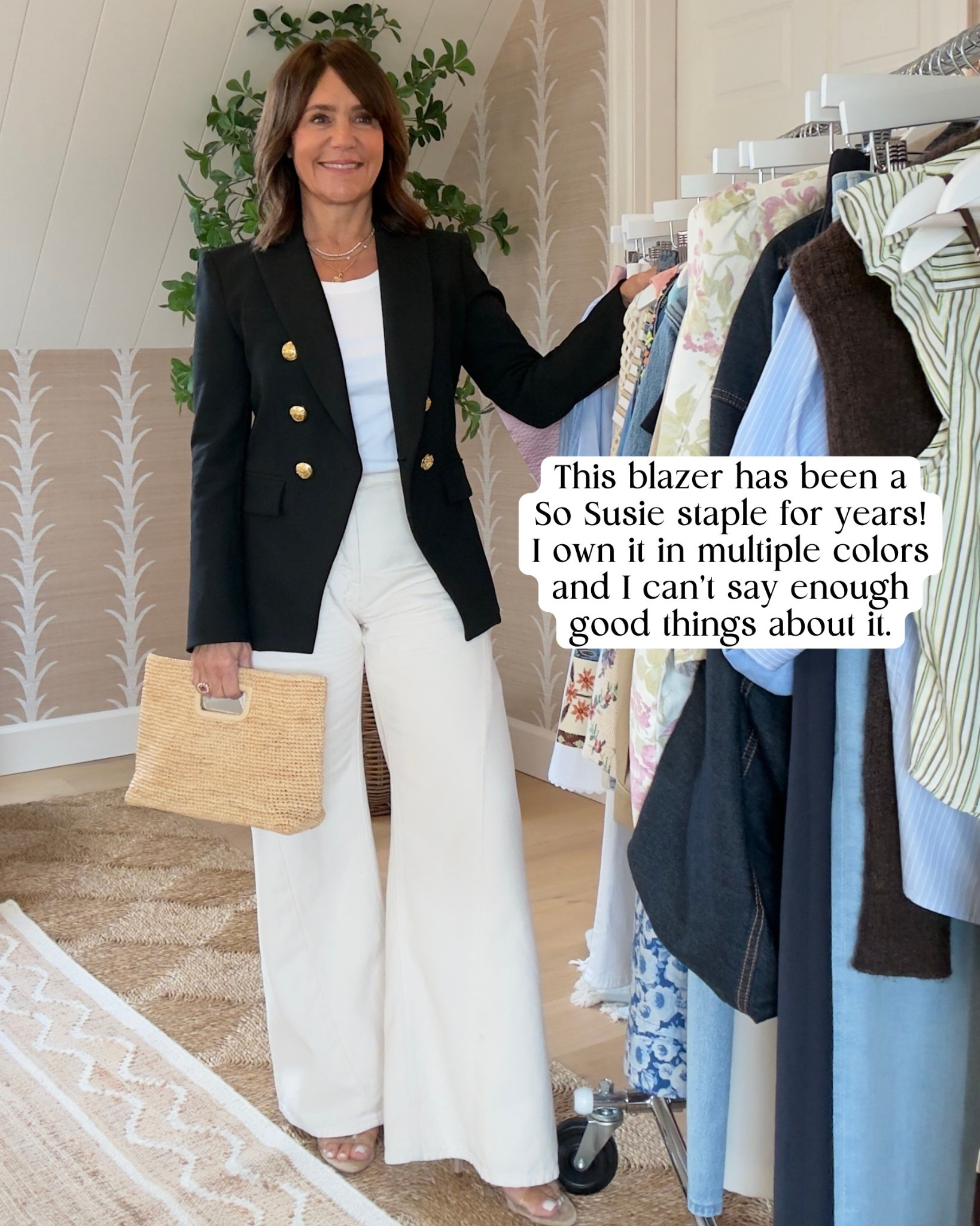 This blazer has been so Susie staple for years! I own it in multiple colors and I can’t say enough good things about it. 🤍⭐️

#LTKOver40 #LTKSeasonal #LTKootd