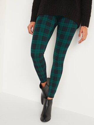 High-Waisted Stevie Pintucked Patterned Pants for Women | Old Navy (US)