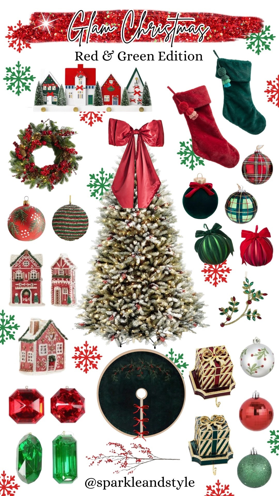 Glam Christmas: Red & Green ❤️💚

Christmas decor, Christmas tree, Christmas ornaments, Christmas ribbon, Christmas tree skirt, christmas stocking, Christmas wreath, Christmas tree topper, Christmas stocking holder, home interior, home decor, home accessories, home decoration, glam Christmas decor, girly girl Christmas, Luxe Christmas, elegant Christmas, classy Christmas, Christmas tree decorations, Christmas decorations, Ralph Lauren Christmas 

#LTKHoliday #LTKSeasonal #LTKHome