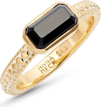 Anna Beck Rectangular Onyx Ring | Nordstrom | Nordstrom
