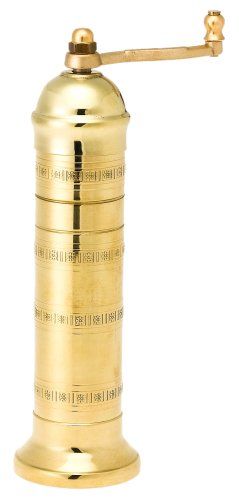 Pepper Mill Imports Atlas Salt Mill, Brass, 8" | Amazon (US)