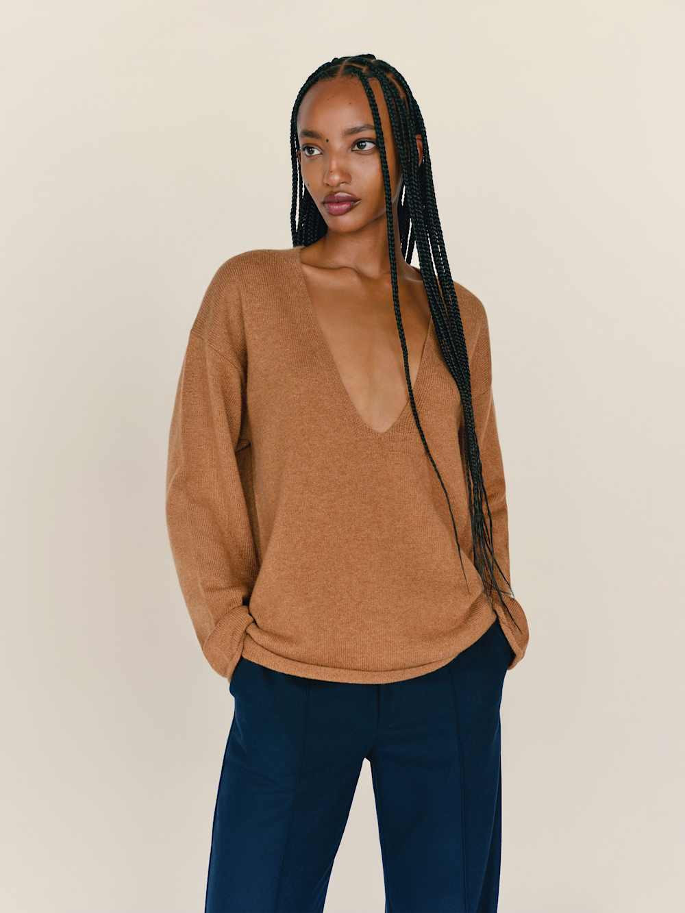 Juno Cashmere Oversized Sweater | Reformation (Global)